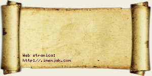 Tanja Pavin vizit kartica